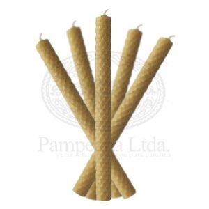 Vela cera miel natural fina 1 Vela cera miel natural fina