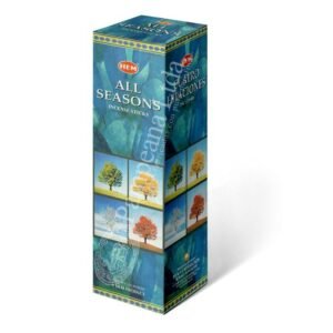 Cuatro estaciones sahumerio en varitas