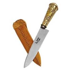 Faca empuñadura de San Jorge