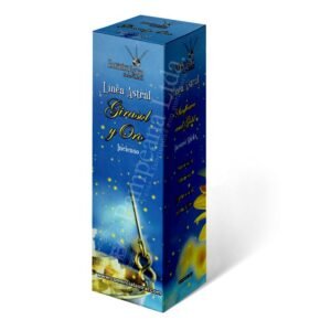 Girasol y oro sahumerio en varitas