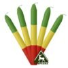Vela N4 verde, amarilla y roja