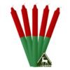 Vela super roja y verde