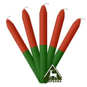 Vela N4 roja y verde 1 Vela N4 roja y verde