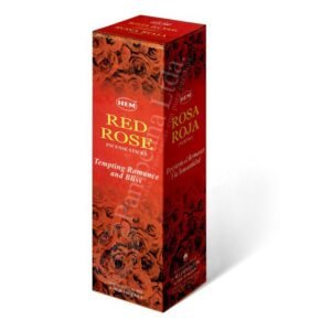 Rosa roja sahumerio en varitas