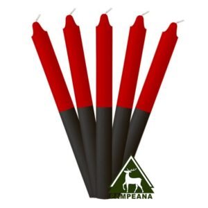 Vela super roja y negra