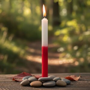 Vela-Segura-Combinada Veladora Verde