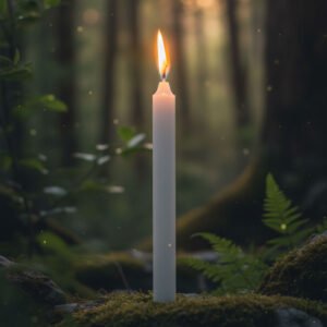 Vela-Super-Lisa Veladora Verde