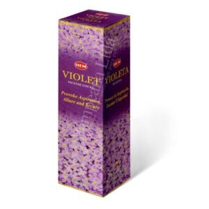 Violeta sahumerio en varitas