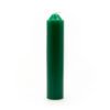 Velón pilar grande Verde de 4x20cm liso