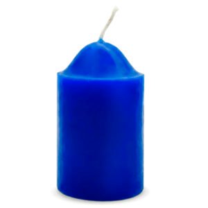 Velon pilar chico de 4x6cm liso Azul