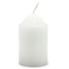 Velon pilar chico de 4x6cm liso Blanco