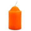 Velon pilar chico de 4x6cm liso Naranja