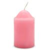Velon pilar chico de 4x6cm liso Rosado