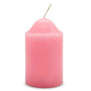 Velon pilar chico de 4x6cm liso Rosado