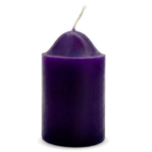 Velon pilar chico de 4x6cm liso Violeta