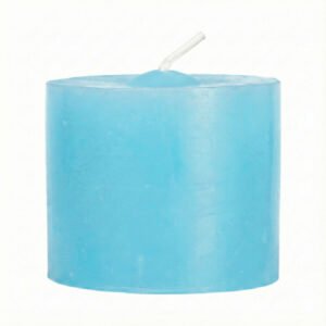 Velón cilíndrico 6x5 Celeste