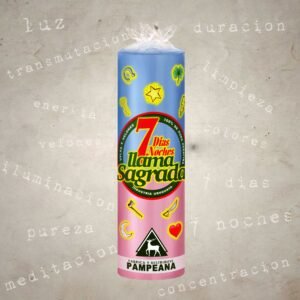 Celeste y Rosado 7 dias 2024 Velón 7 días celeste y rosado