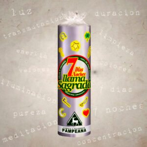 Plateado 7 dias 2024 Velón 7 días plateado