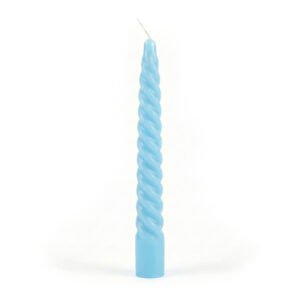 Vela torneada Celeste