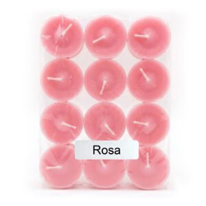 Veladora Aromática - Rosa por docena