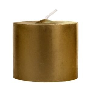 Velón cilíndrico 6x5 Dorado