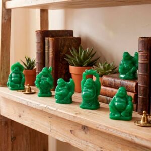 Buditas verdes sonrientes