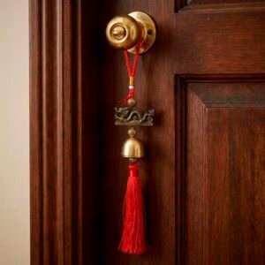 Colgante Dragon dorado feng shui