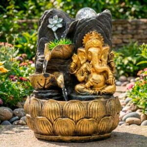 Fuente-de-agua-Ganesha-jarrones-dorados-0.jpg Fuente de agua Ganesha Jarrones dorados