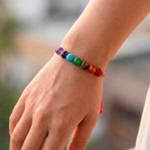 Pulsera roja de los siete Chakras
