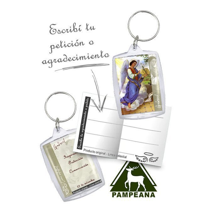 Llavero Arcángel Gabriel (línea celestial)