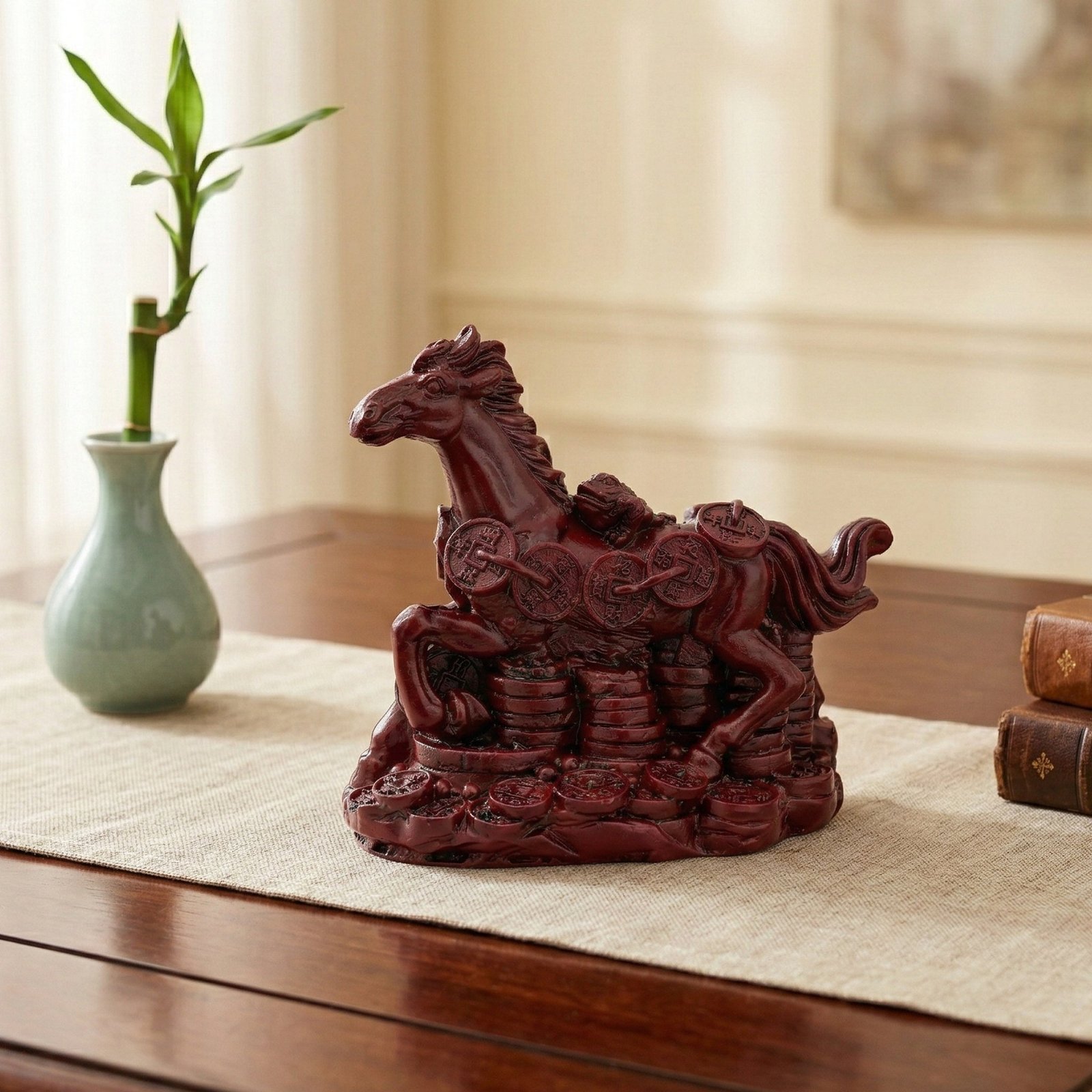 Caballo con moneda Grande