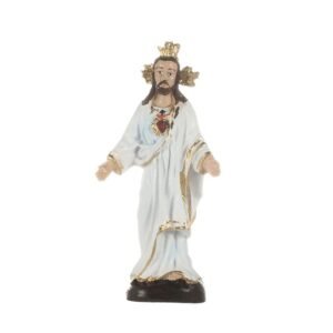 Corazón de Jesús (Resina) (ropa branca)