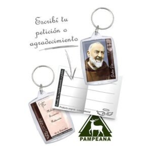 Llavero Padre Pio (línea celestial)