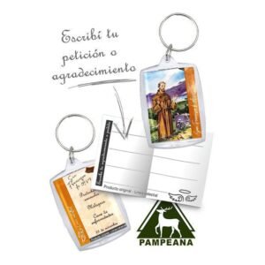 Llavero San Francisco de Asís (línea celestial)