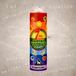 Velón 7 días siete Chakras