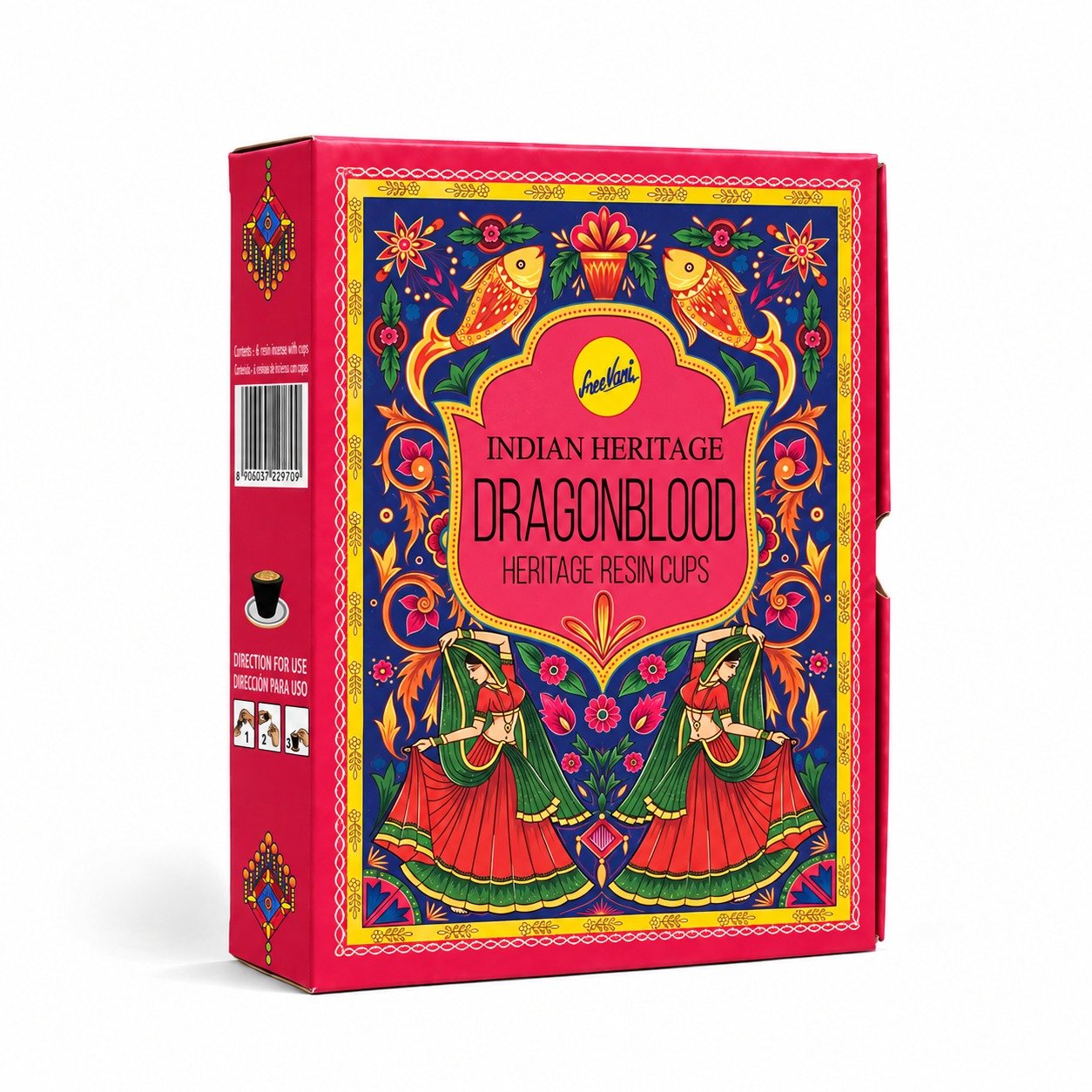 Cups de resina ( caja x6) - Sangre de drago (Dragon's Blood) - Imagen 2